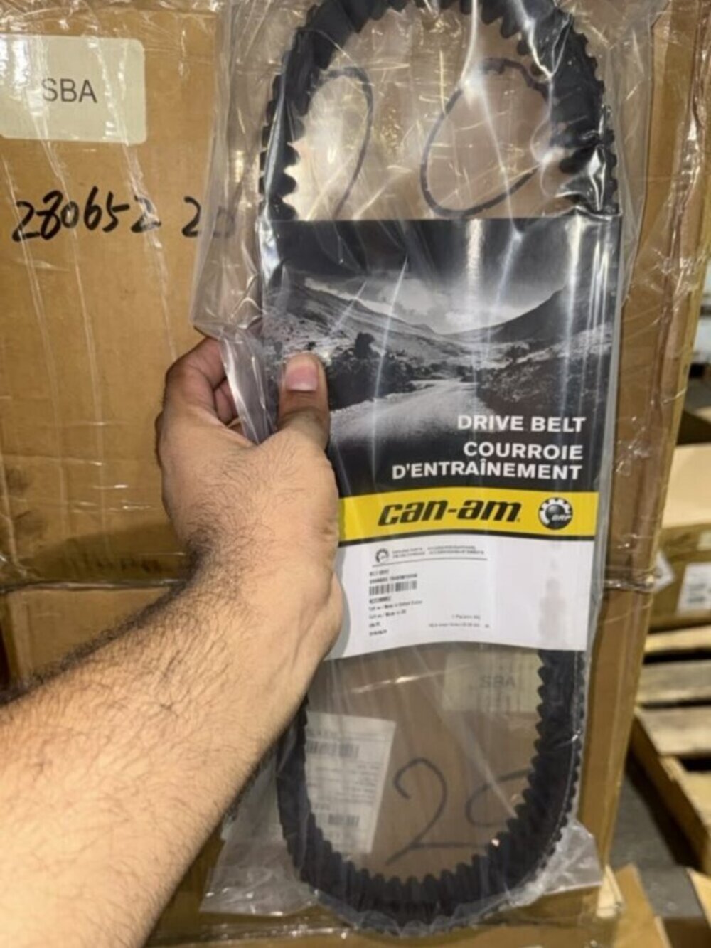 Can-Am New OEM 100% PBO Performance Drive Belt Maverick X3, .